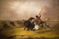 Buffalo Hunt painting