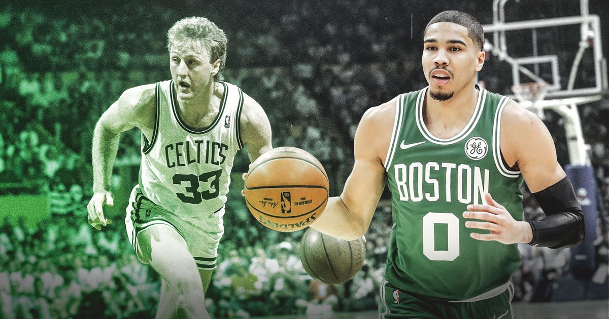 Quick Larry Bird/Jayson Tatum comparison at age 23