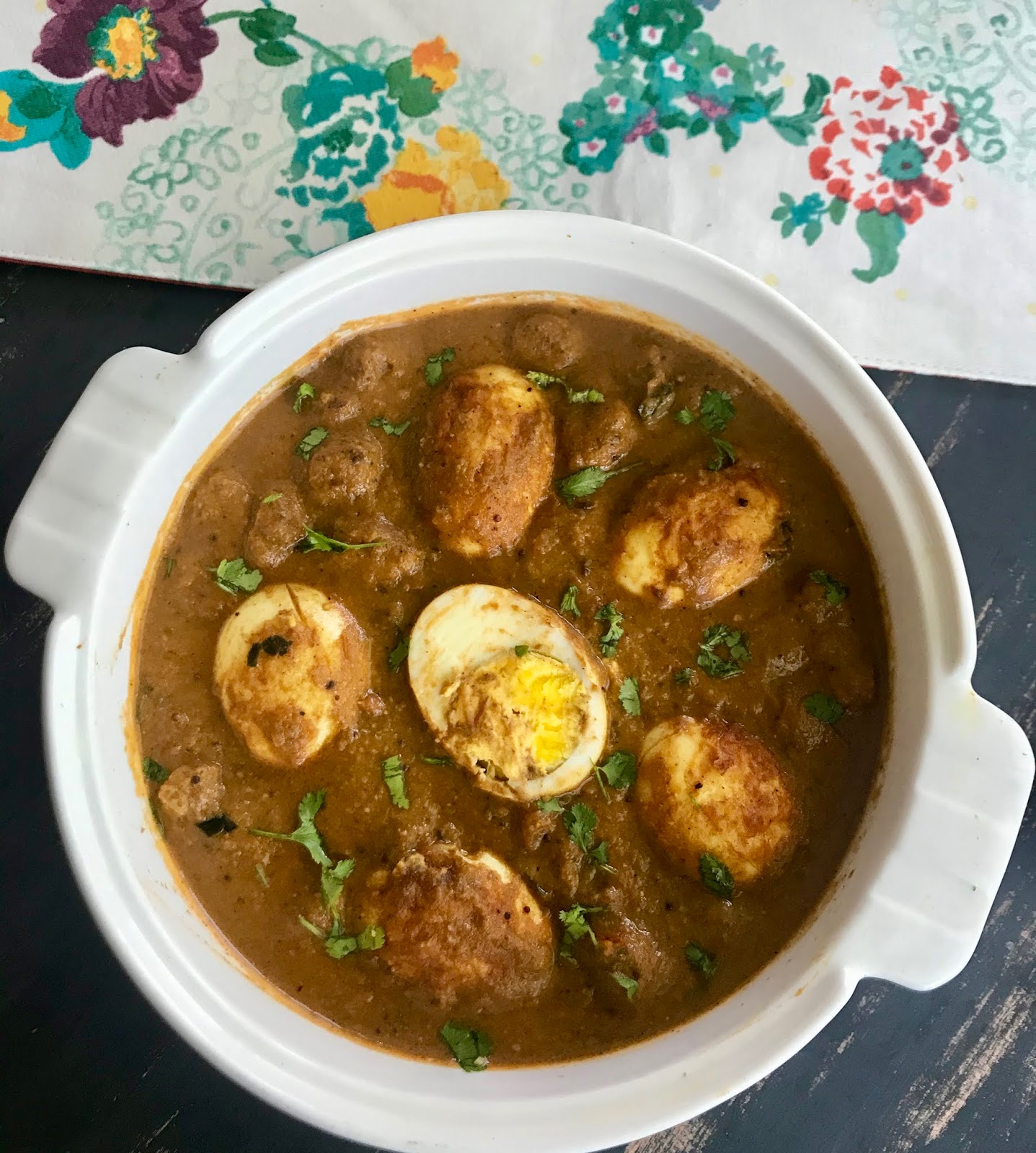 Egg korma/Egg Kurma For a Healthy Lifestyle Veggibites