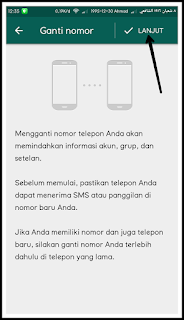 Cara mengganti nomer baru di WhatsApp