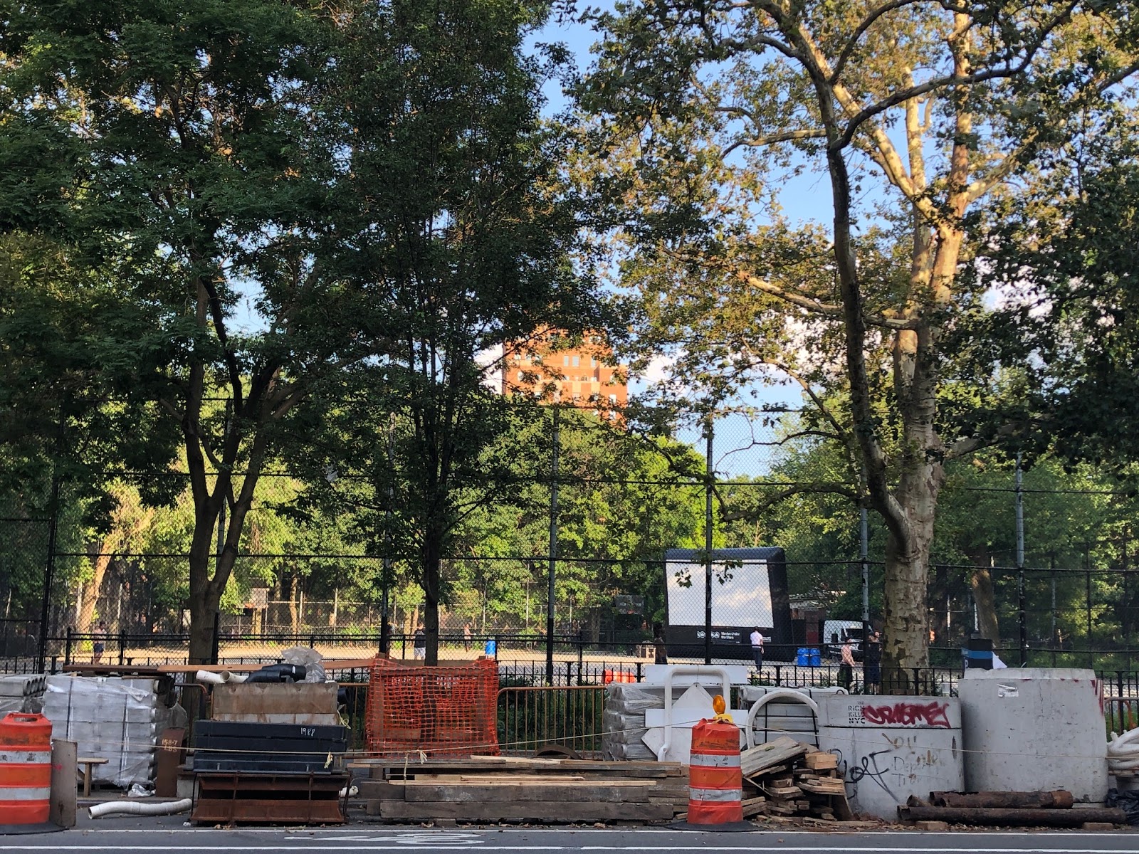 EV Grieve Tonight's free screening in Tompkins Square Park