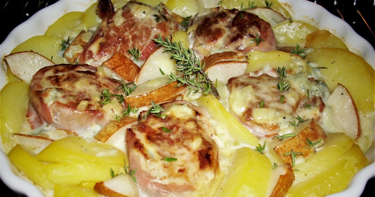 Maria kocht: Schweinefilet-Kartoffel-Gratin mit Gorgonzola ...
