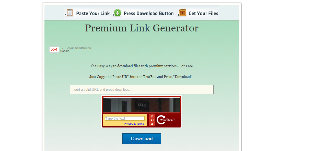 Dropmefiles Premium Link Generator