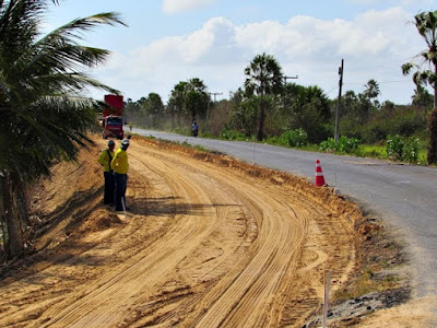 Resultado de imagem para Zé Filho autoriza obra da estrada pedra do sal