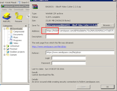 Cara mengatasi idm cannot download the file because of time outside