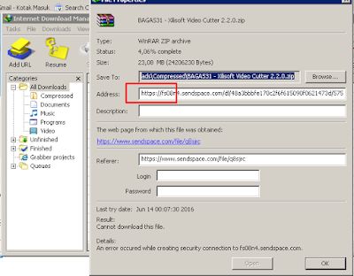 Cara atasi idm cannot download this file