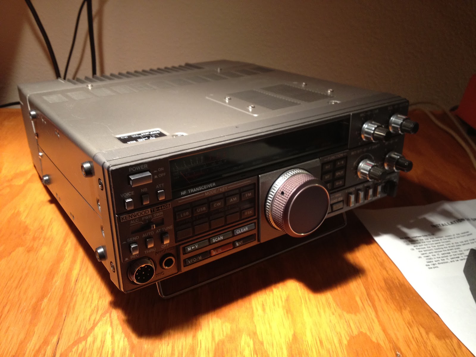 Adventures in Ham Radio Installing an IC10 kit into a Kenwood TS440S