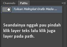 Cara Mudah Membuat Tulisan Melingkar di Photoshop