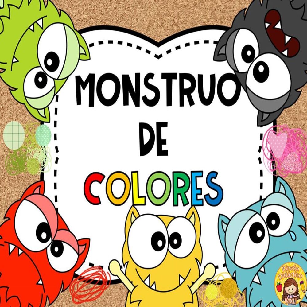 Libro Para Colorear El Monstruo de Colores