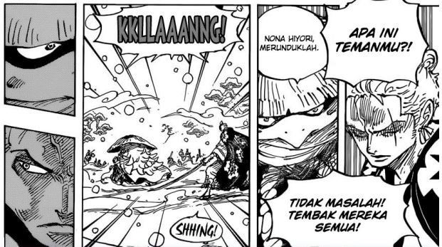 Pembahasan Lengkap One Piece Chapter 952 Pertemuan Aneh Kawamatsu Dan Hyori Cecepkocep Com