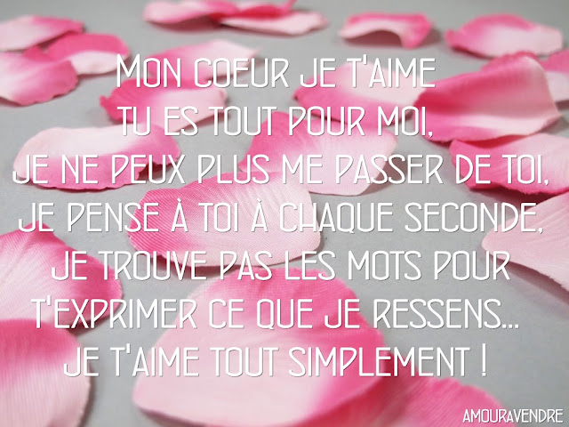 Poeme D Amour Tres Touchant Pour Elle