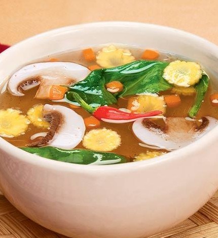 Chinese Vegetable Trio Soup #DiabeticRecipe #soupunder300calories