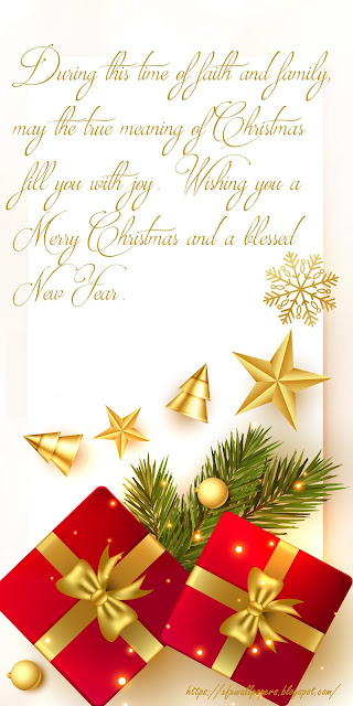 IPhone wallpaper Beautiful Christmas message