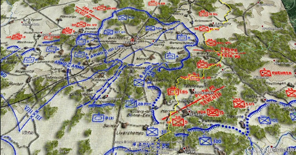 √ Bastogne Belgium Ww2 Map Battle Bulge Hd Stock Images Shutterstock