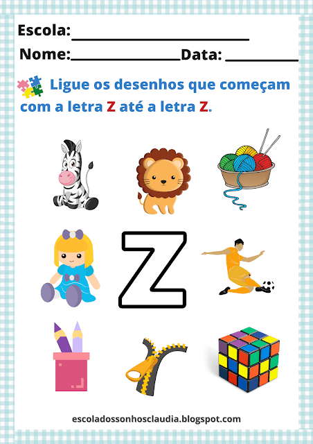 Atividades Com A Letra Z E Plano De Aula Para A Alfabetização Bncc Atividades e plano de aula com a letra z para alfabetização