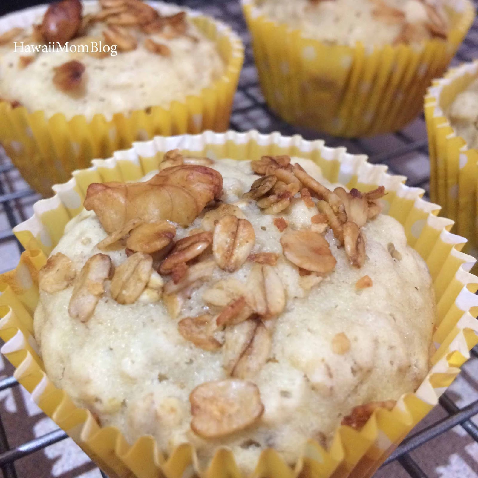 Hawaii Mom Blog Honey Oat Muffins