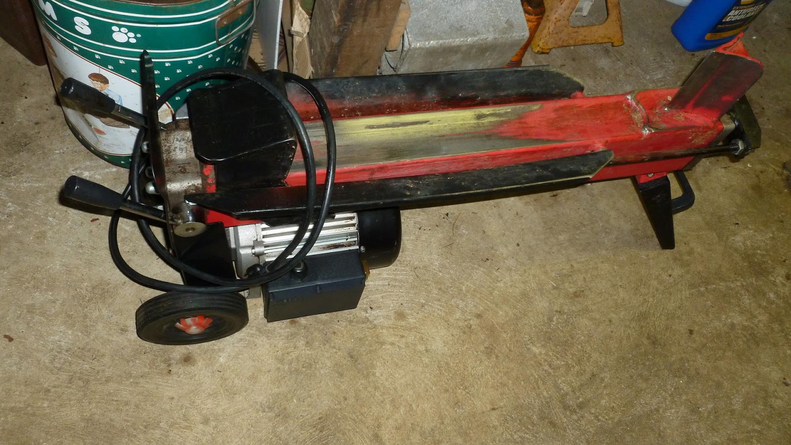 Jim & Linda Electric Log Splitter oil seal failure