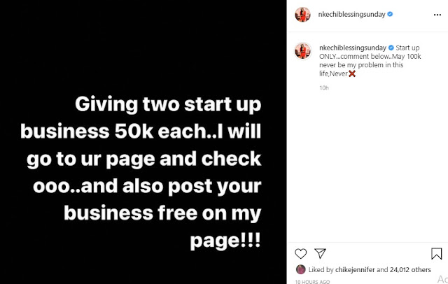 Instead of giving the money to an Ungrateful soul, I will give it to the needy- Nkechi Blessing reacts after being called over N100k debt
