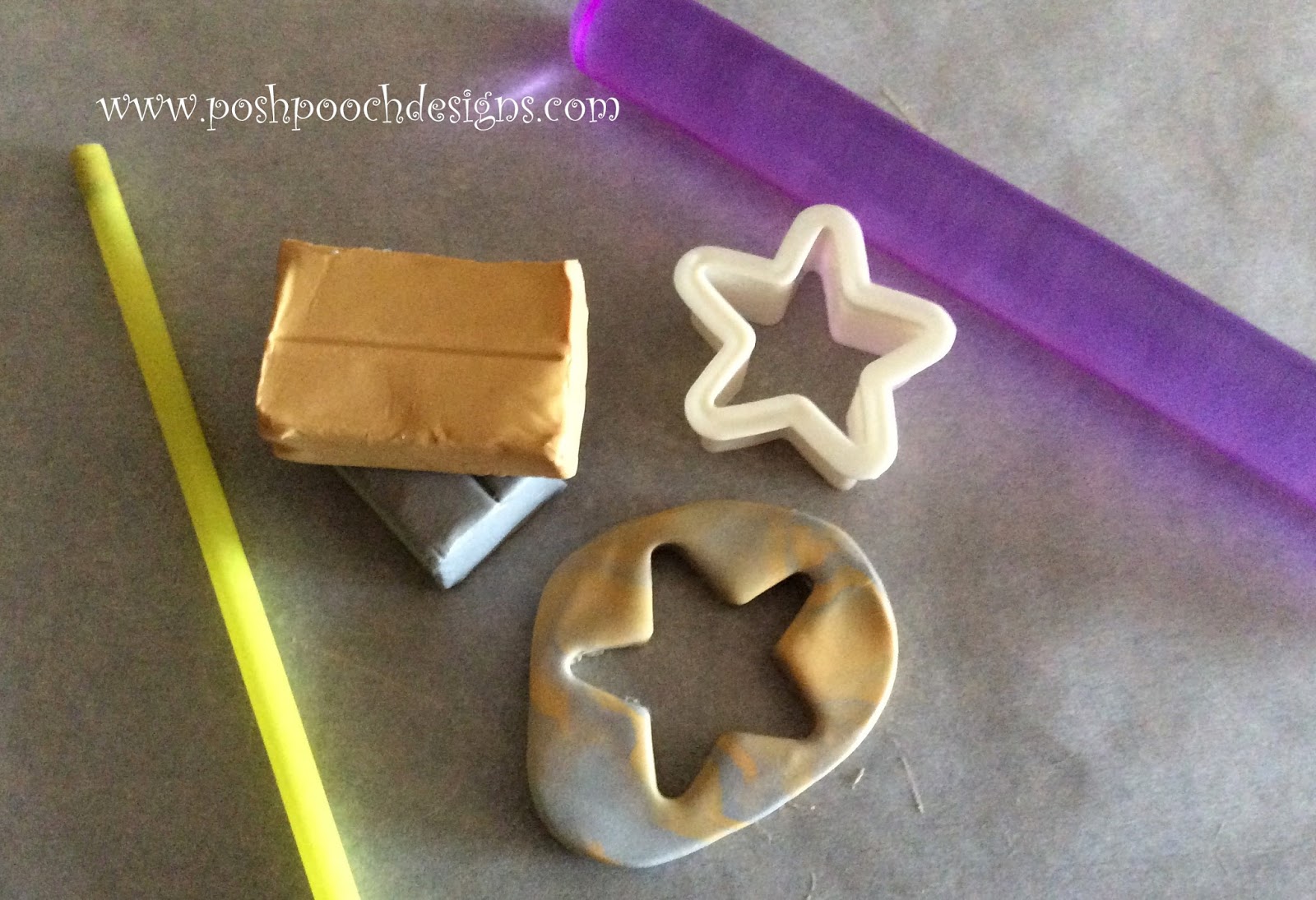 Posh Pooch Designs How I Make Easy Polymer Clay Dog Tags Posh Pooch Designs