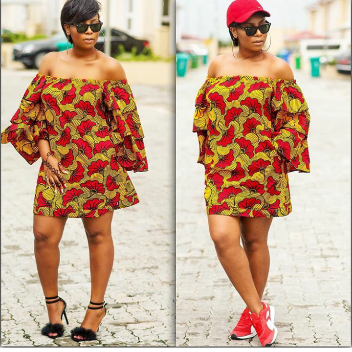 ankara styles with canvas