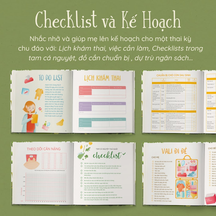 [A116] Activity book: Combo sách thai giáo số 1 cho Bà Bầu