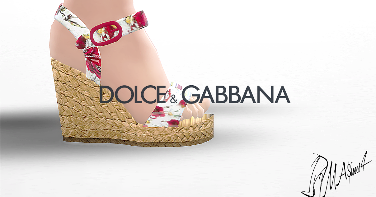 Dolce Gabbana Floral SS 2016 Wedges