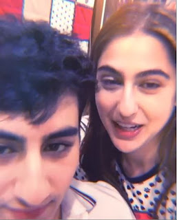 Sara Ali Khan with his brother chilling a "knock-knock" Video in the session of Lockdown. Sara Ali Khan with his brother chilling a "knock-knock" Video in the session of Lockdown.