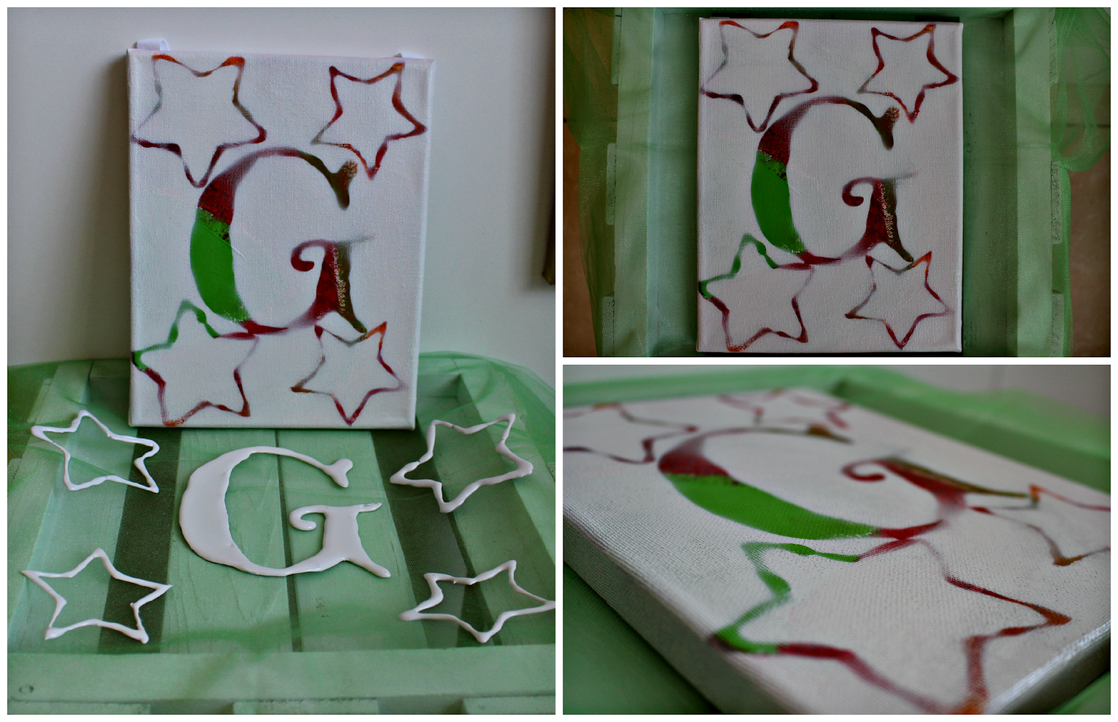 DIY180 Kids Room Decor Monogram Wall Art