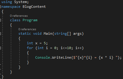 C Sharp(c#): String interpolation in c sharp