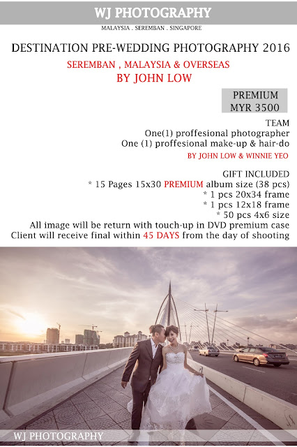 W J Photography Our Package 2016