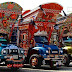 Colorful trucks in Pakistan