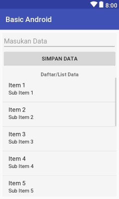 Layout Design ArrayAdapter example Layout Design ArrayAdapter example