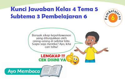 Kunci Jawaban Kelas 4 Tema 5 Subtema 3 Pembelajaran 6 www.simplenews.me