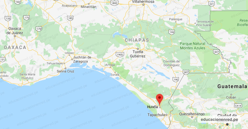 Temblor en México de Magnitud 5.0 (Hoy Lunes 21 Junio 2021) Terremoto - Sismo - Epicentro - Huixtla - Chiapas - CHIS. - SSN - www.ssn.unam.mx