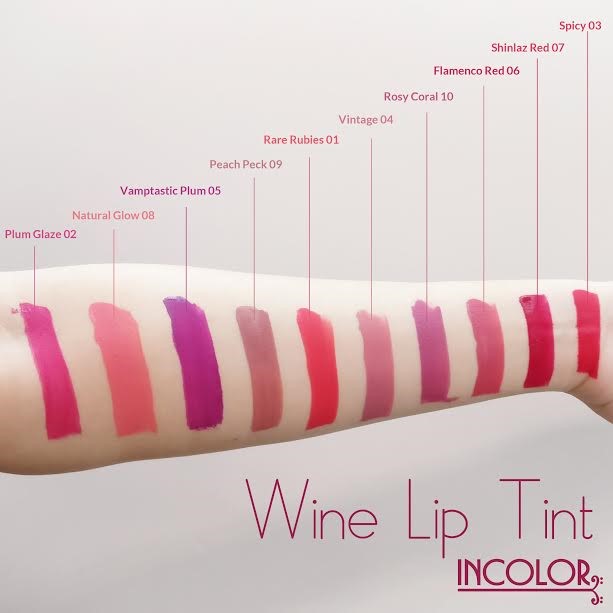 Incolor Cosmetics Review The INCOLOR Wine Lip Tint