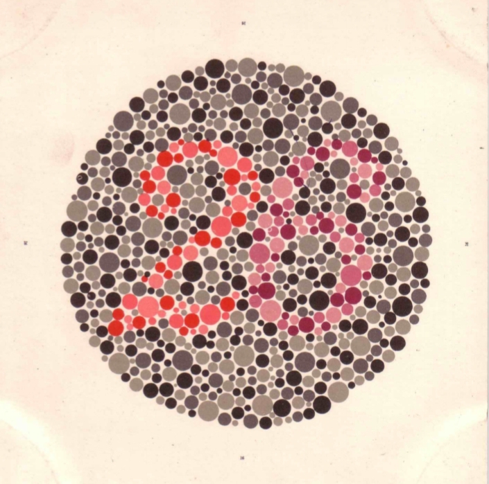 Check your Colour vision test online.