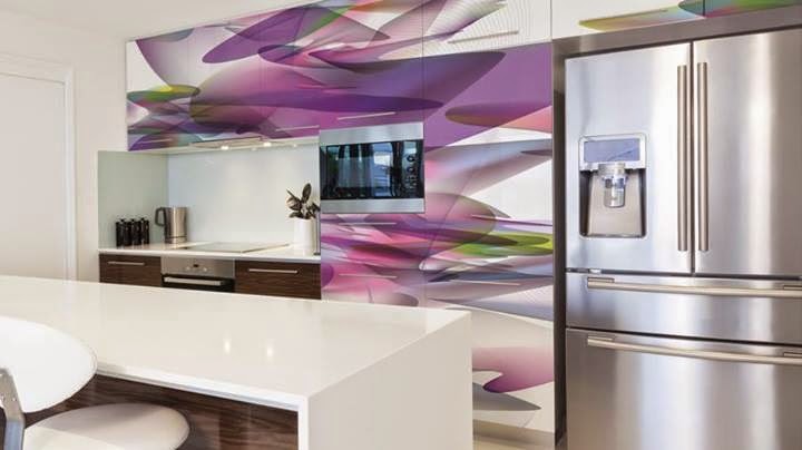 WALLPAPER PARA PAREDES DE COCINAS, MUY MODERNOS BY KARIM RASHID
