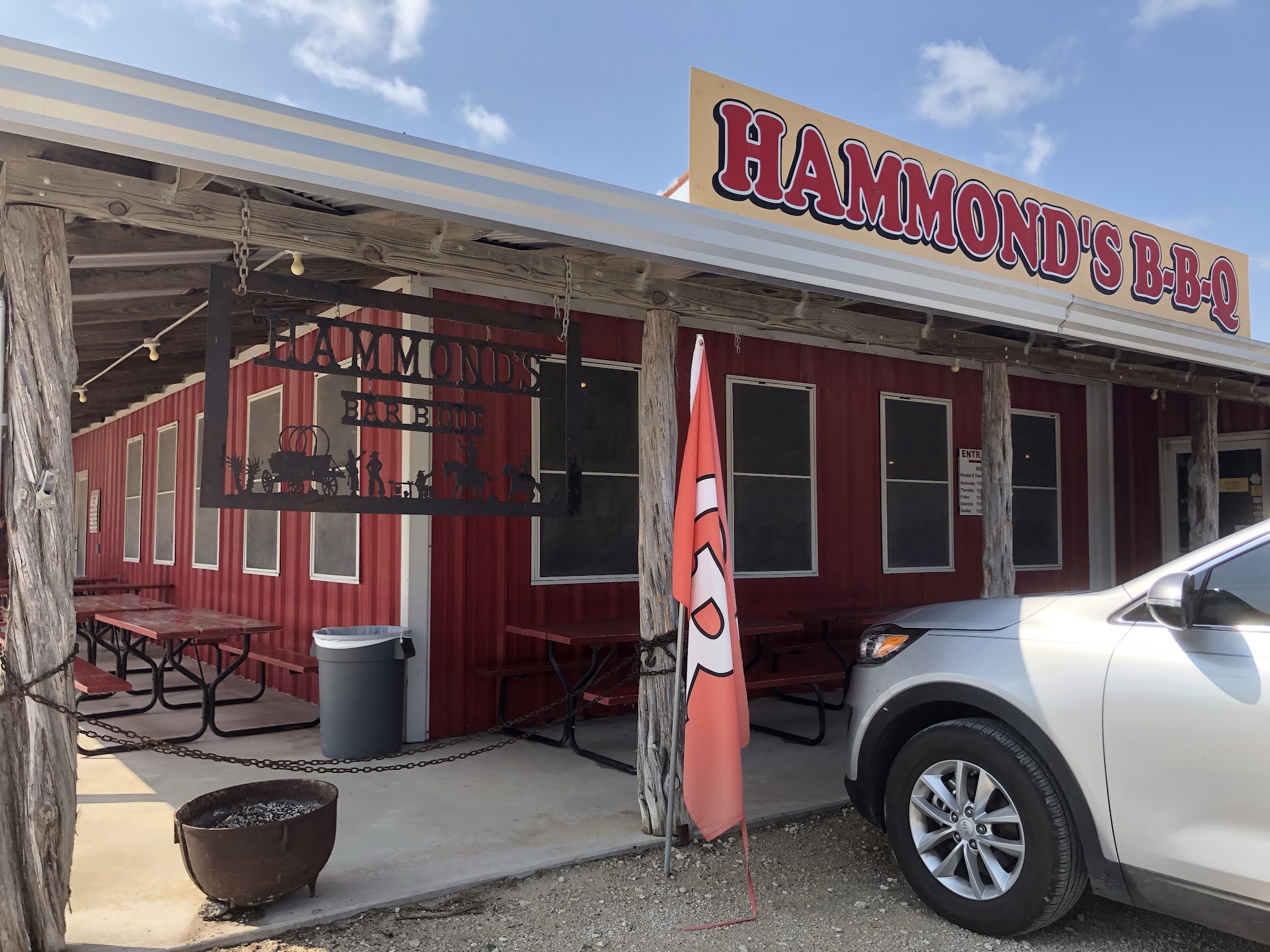 Old Fashioned Texas Barbecue at Hammond's BBQ, Glen Rose, Texas