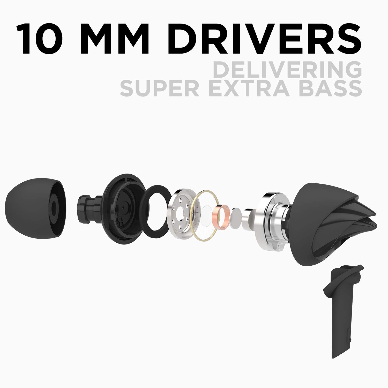 boAt BassHeads 100 inEar Wired Earphones with Super Extra Bass.