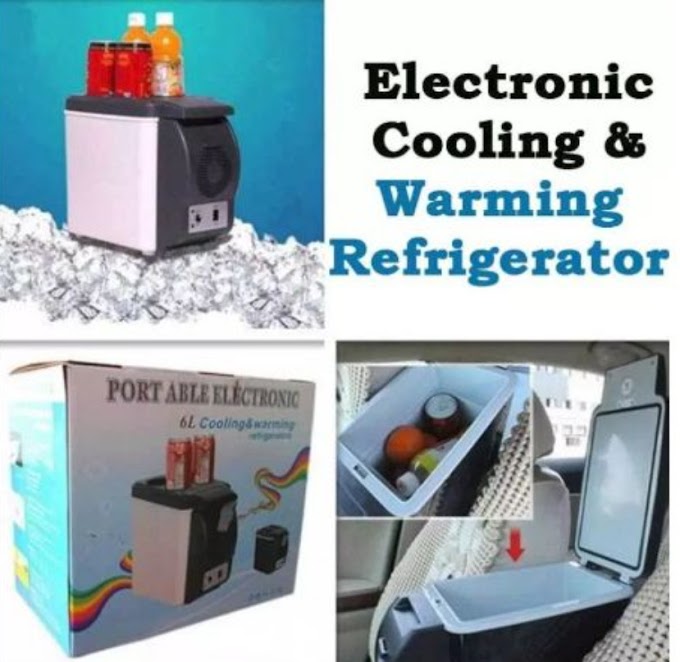 6L COOLING AND WARMING CAR FRIDGE REFRIGERATOR INSULATE OUTDOOR STORAGE BOX