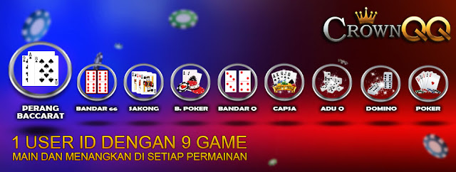 CrownQQ Agen DominoQQ BandarQ dan Domino99 Online Terbesar