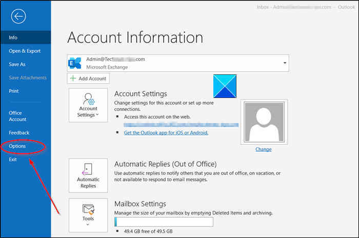 opzioni di risposta di Outlook