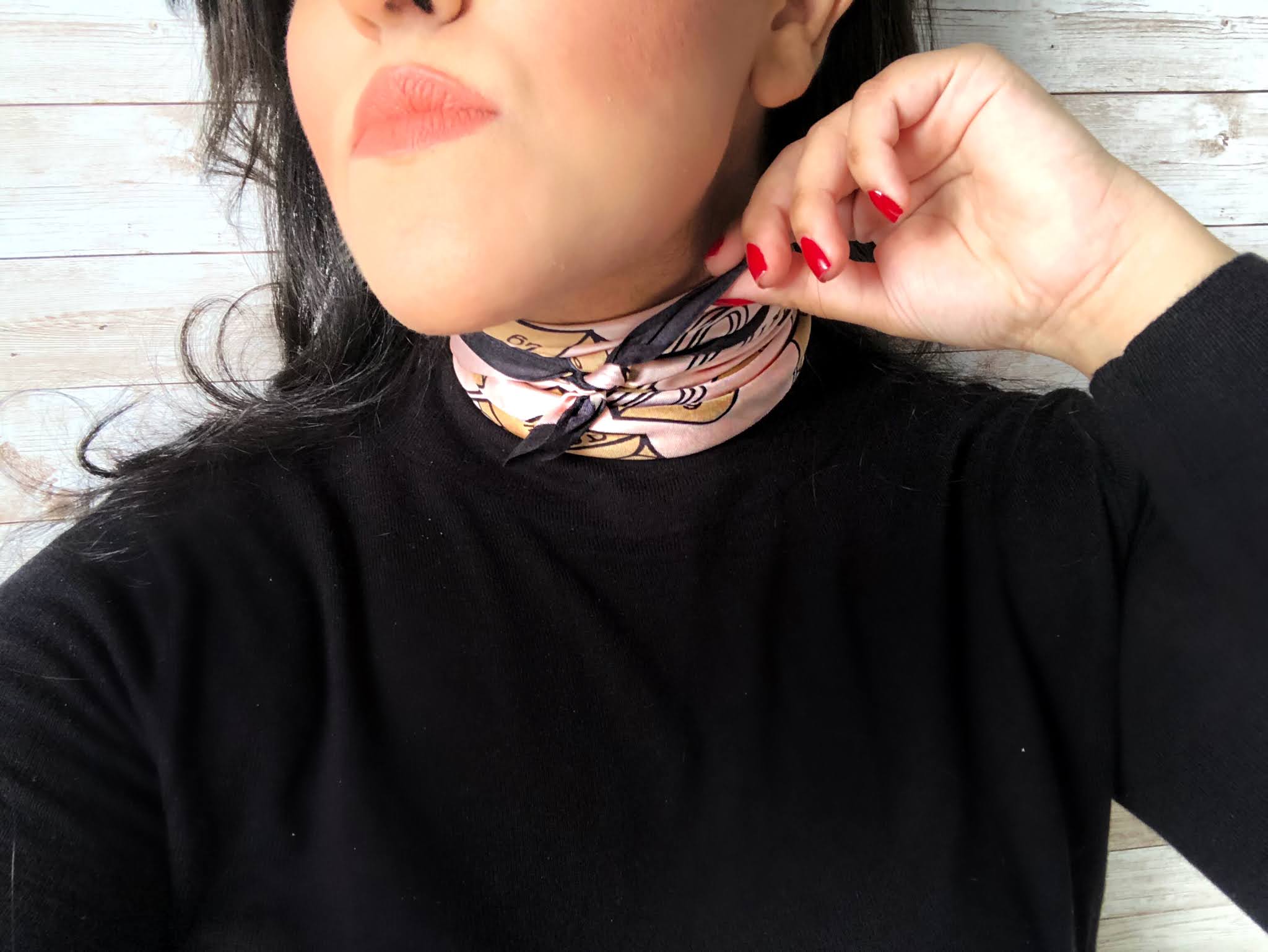 3 Elegant Ways to Tie a Silk Neck Scarf | Ask and Tell Beauty