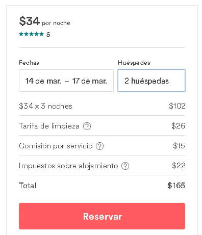 airbnb pesos o dolares
