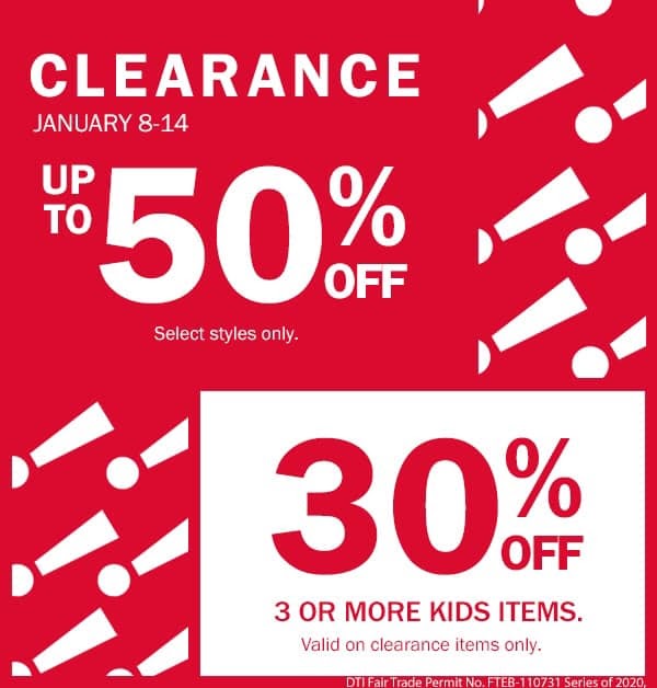 Manila Shopper Old Navy Clearance Sale Jan 2021