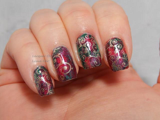 Lacquer or Leave Her!: Before & After: Holiday Seriotype! (Or, nobody ...