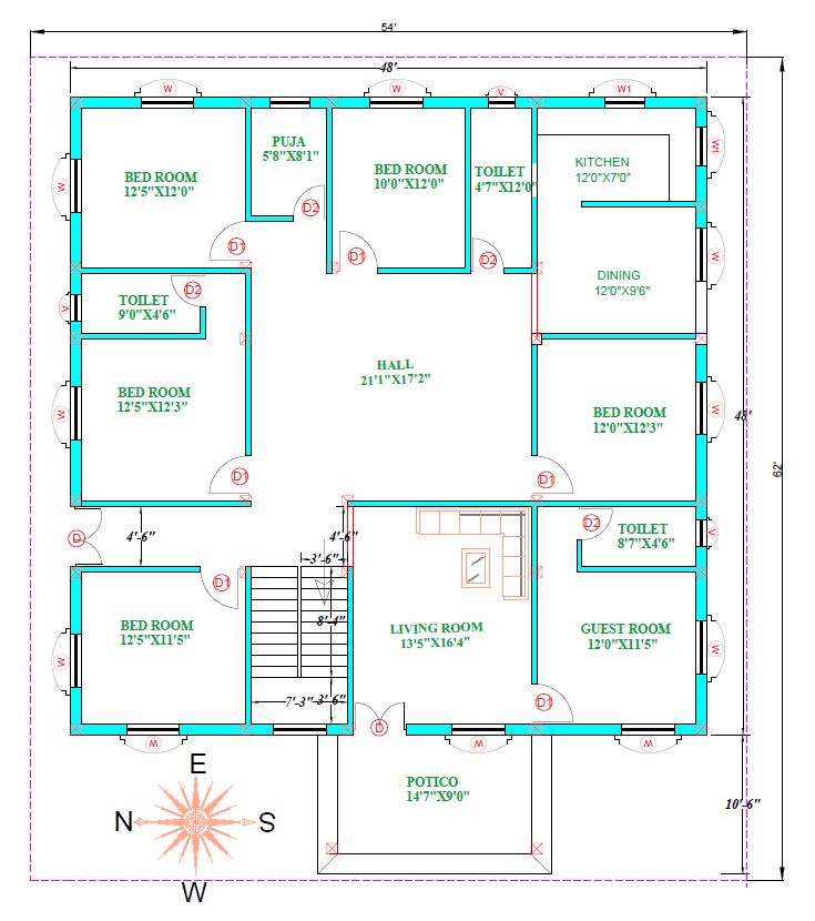 Featured image of post Ghar Ka Naksha 4 Room Photo - Simple house designs 4 bedrooms.