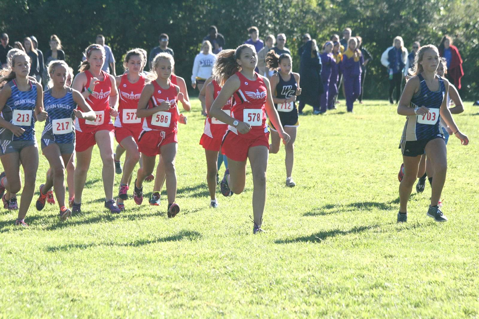 Park Hill Lady Trojan's Cross Country Blue Springs Results and