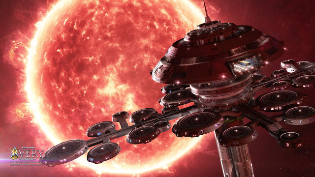 Star Trek Starbase Near the Sun Wallpaper