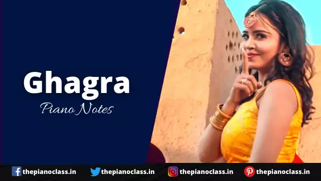 Ghagra (Haryanvi Song) Piano Notes - Vishvajeet Choudhary